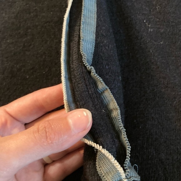 Timberland | Vintage Wool Blend Side Stripe 1/4 Zip Sweater - Picture 5 of 8